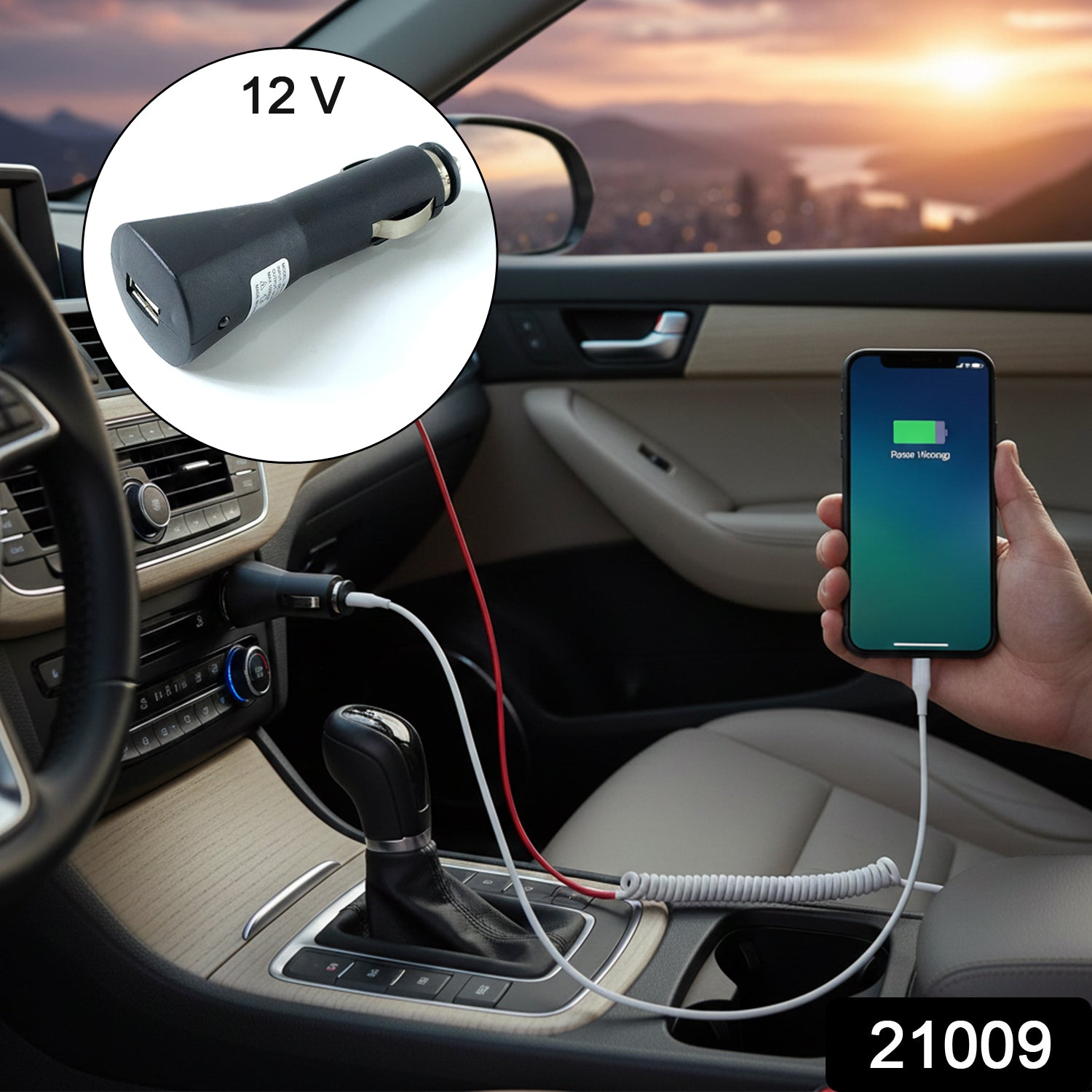 Car mobile charging USB adapter