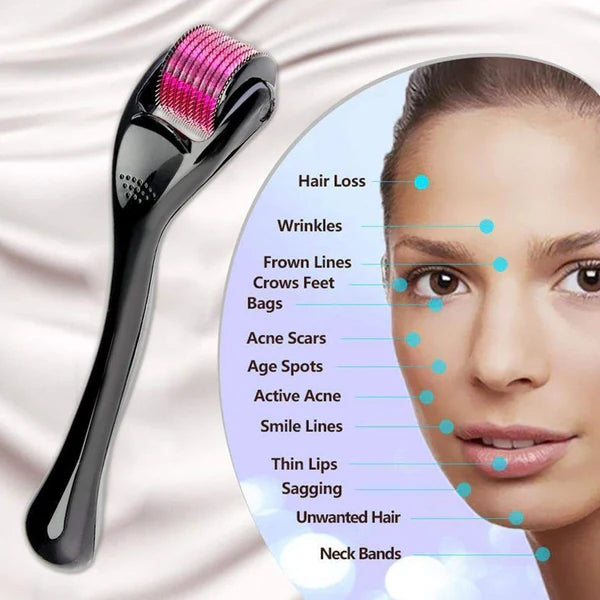 Derma Roller – Anti-Aging, Scar Removal & Hair Regrowth (1mm)