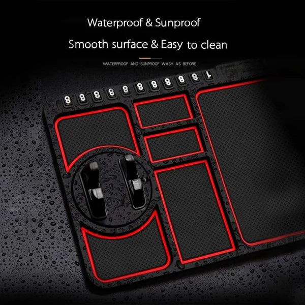 Car Dashboard Mat & Mobile Phone Holder Mount