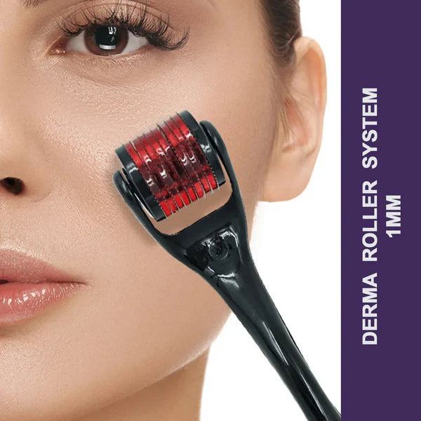 Derma Roller – Anti-Aging, Scar Removal & Hair Regrowth (1mm)