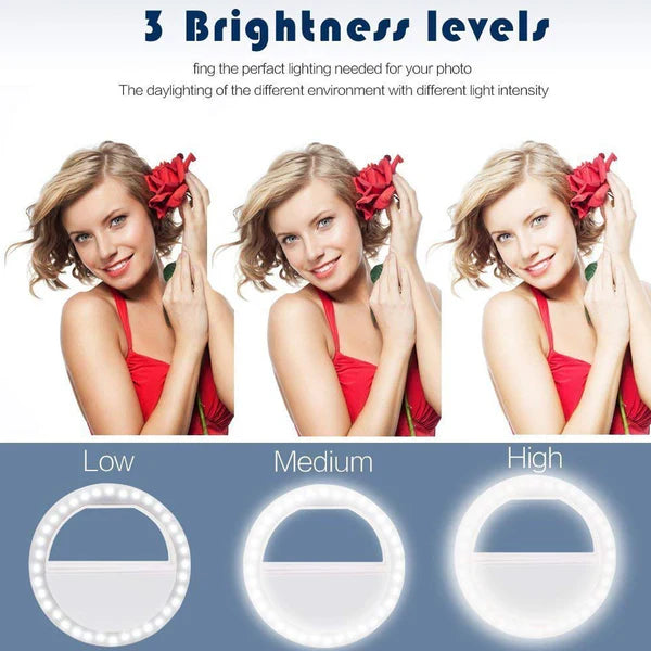 Phone Selfie Ring Light (Battery Not Included)