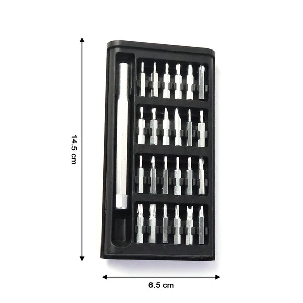 Aluminium 24 in 1 Precision Screwdriver Set, Screwdriver Tool Set (24 Pcs Set)
