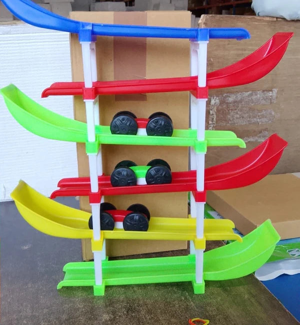 Kids Multi-Level Car Racing Track Toy Set 1 Set