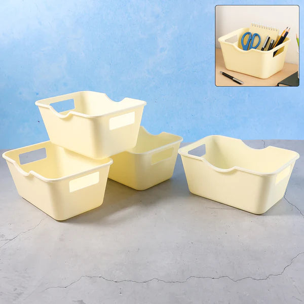 Multi-Purpose Storage Basket Organizer (15 x 10.5 cm, 4 Pc)