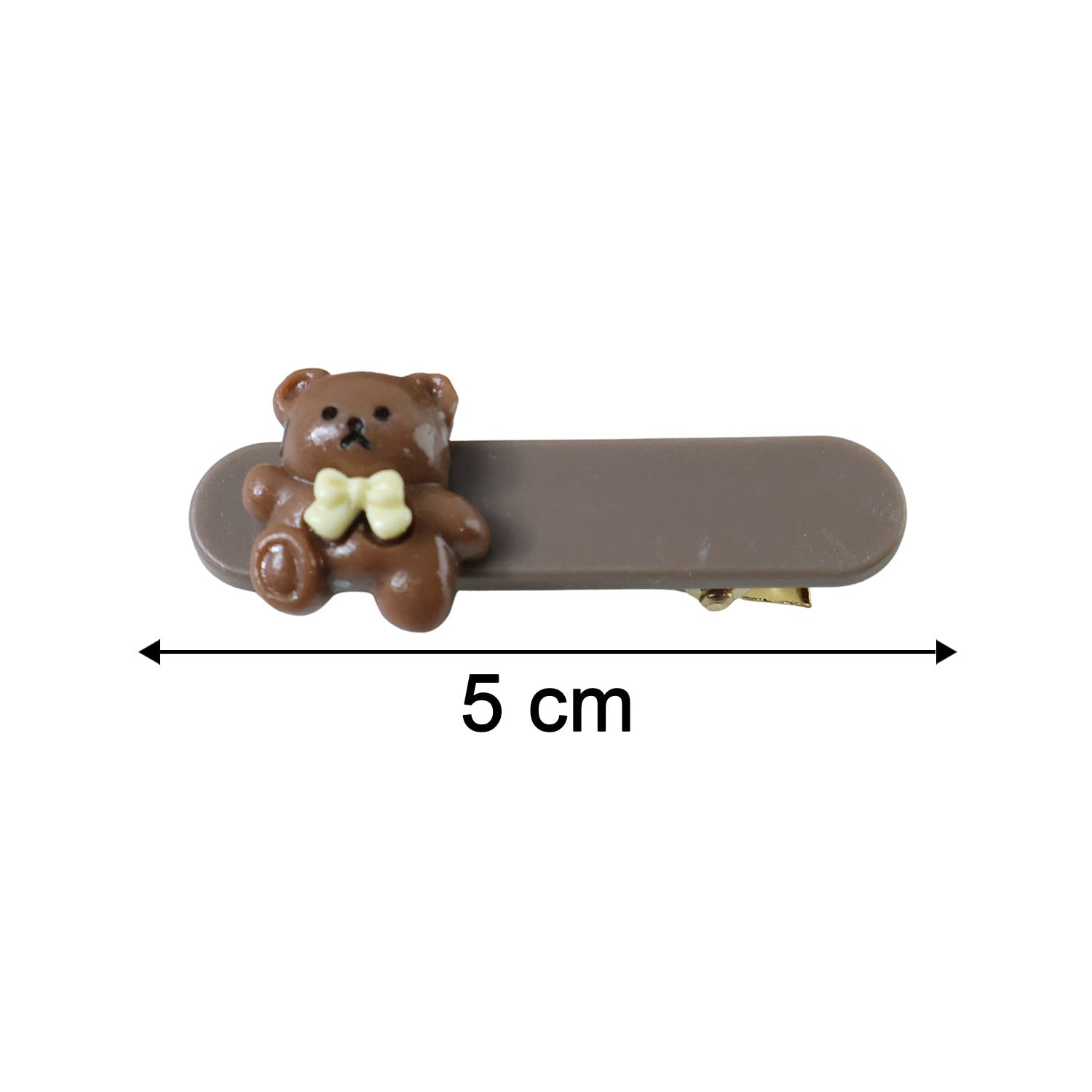 Cute Teddy Bear Decorative Hair Clips (4 Pc)