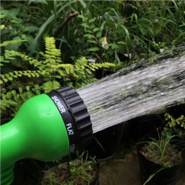 Plastic Garden Hose Nozzle Water Spray Gun Connector Tap Adapter Set